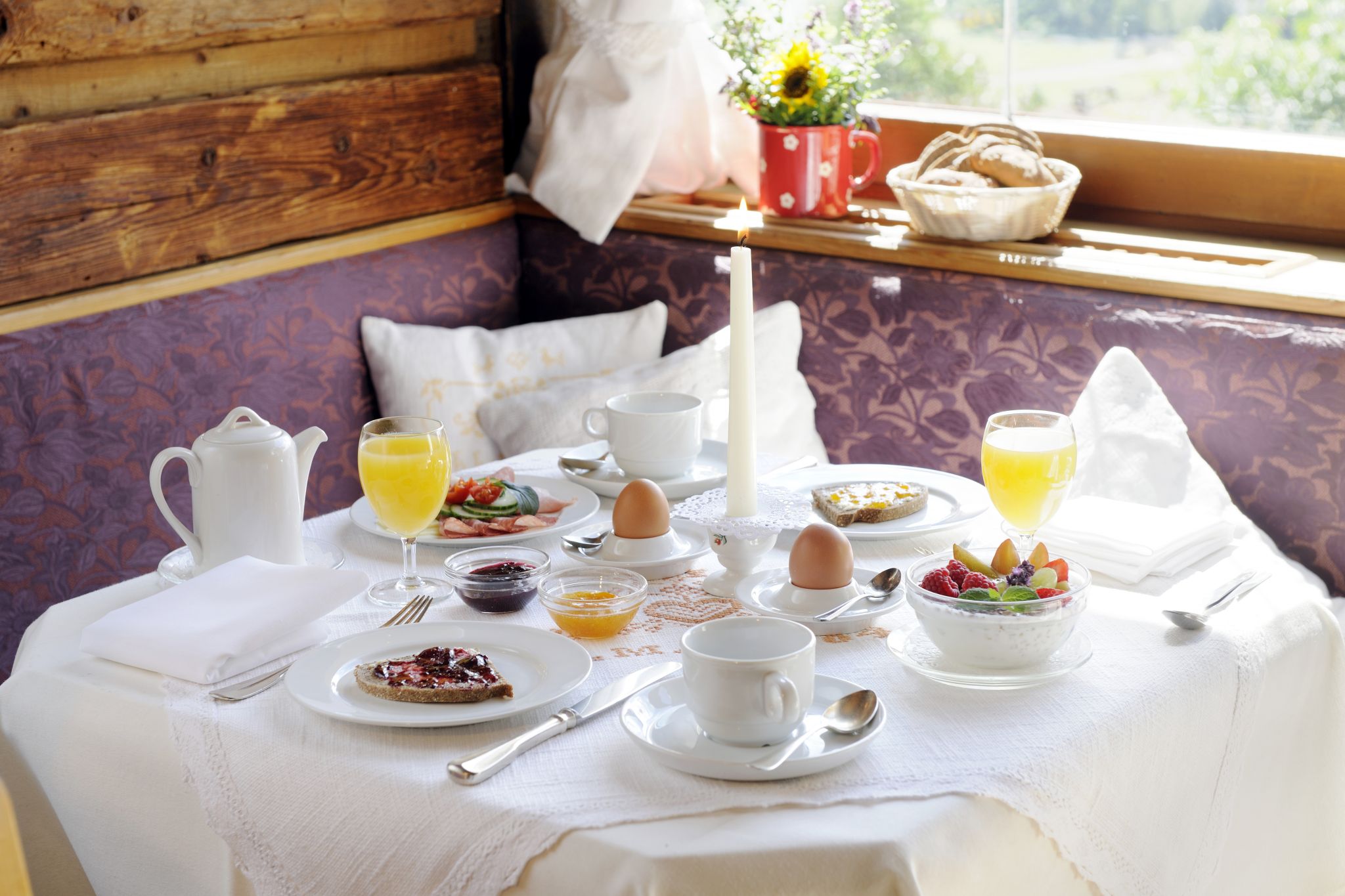 Frühstück Hotel Alpenrose