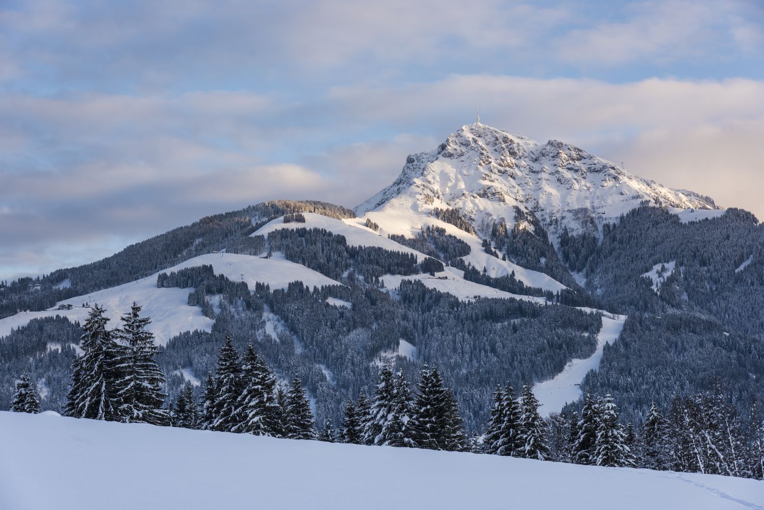 Das Kitzbühler Horn - die höchste Erhebung in Oberndorf